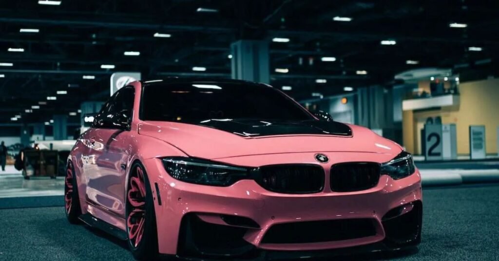 pink bmw