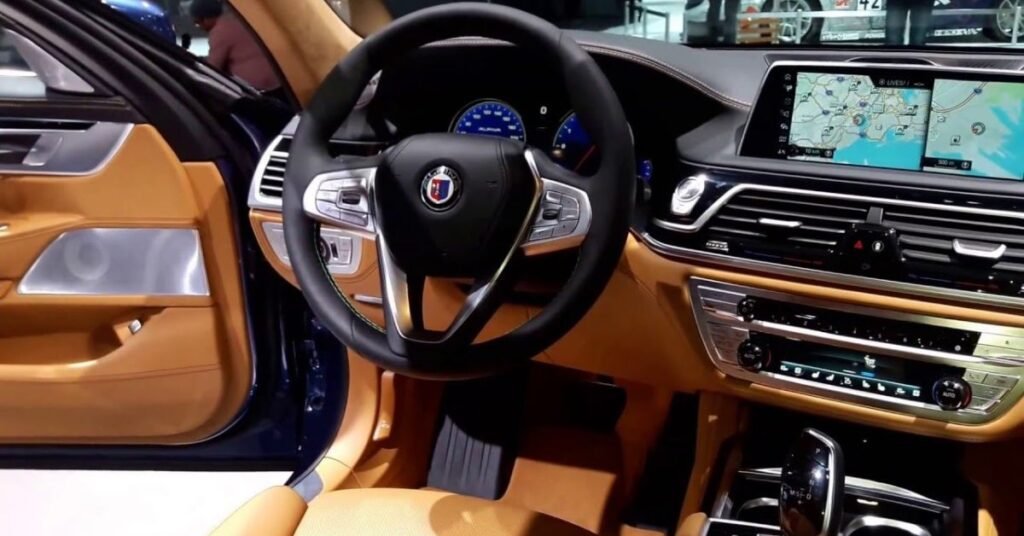 bmw alpina b7 interior