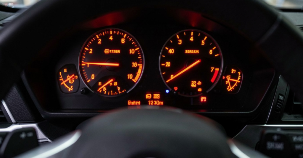 bmw dash warning lights